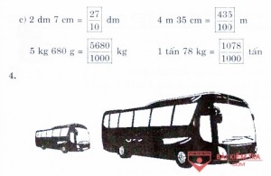 Giải bài tập Toán 5, Bài 9. Luyện tập