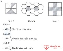 Giải bài tập Toán 5, Bài 3: Ôn tập phân số